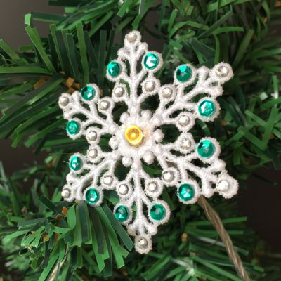 FSL Crystal Sequin Snowflake Lights -11