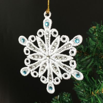 FSL Crystal Snowflakes 4 -3