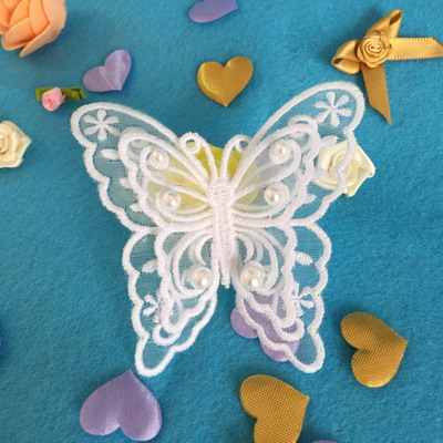 3D Organza Butterfly -8