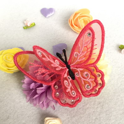 3D Organza Butterfly 2 -4