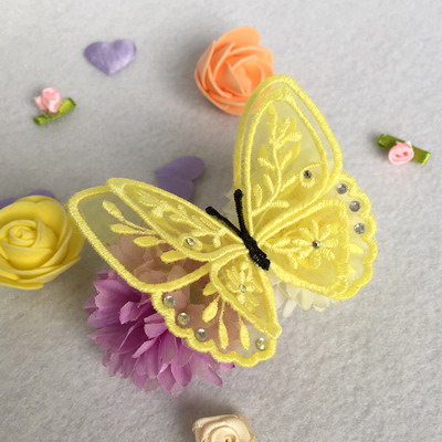 3D Organza Butterfly 2 -8