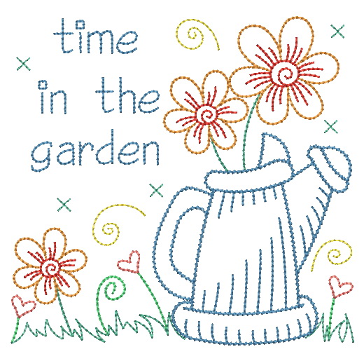 Vintage Garden Time 2-3