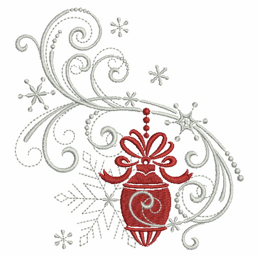 Filigree Christmas Ornaments 2-10