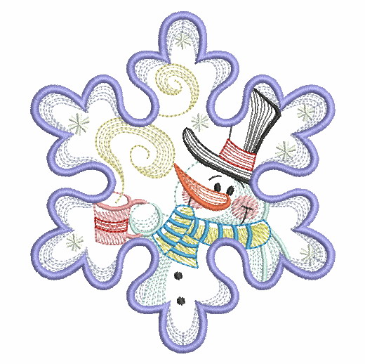 Snowflake Snowman 3-9