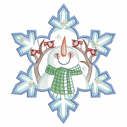 Snowflake Snowman 3-11