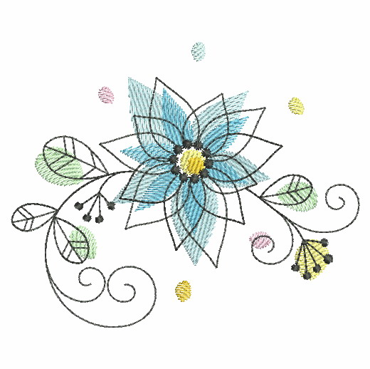 Doodle Flowers 2-5