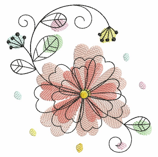 Doodle Flowers 2-6