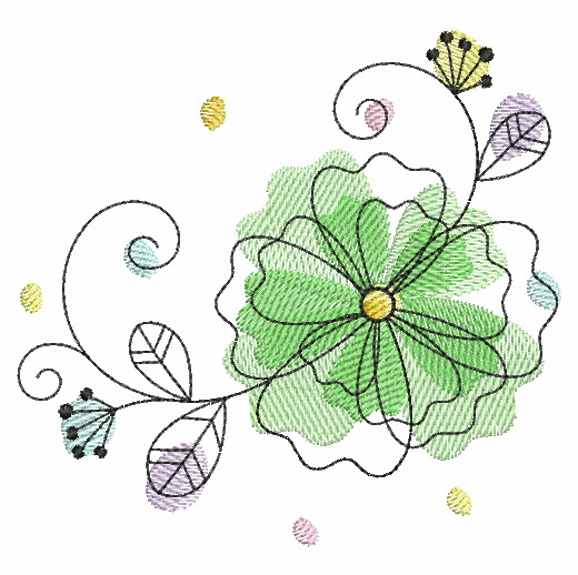 Doodle Flowers 2-11