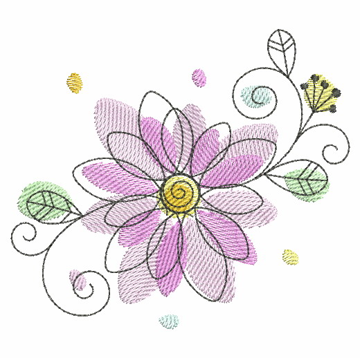 Doodle Flowers 2-12