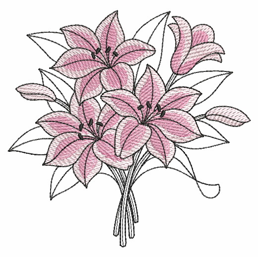 Sketched Flower Bouquets-3