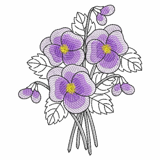 Sketched Flower Bouquets-9
