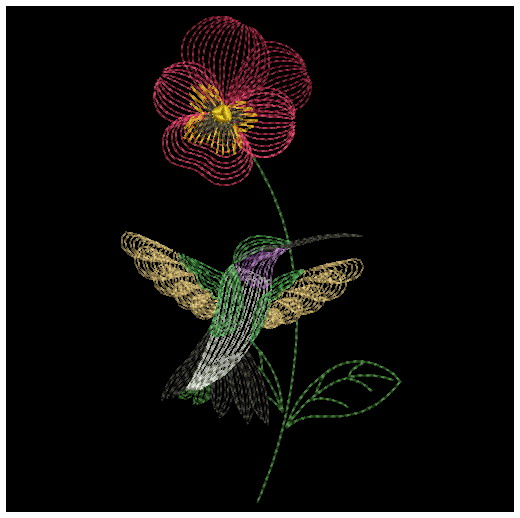 Springtime Hummingbirds-5
