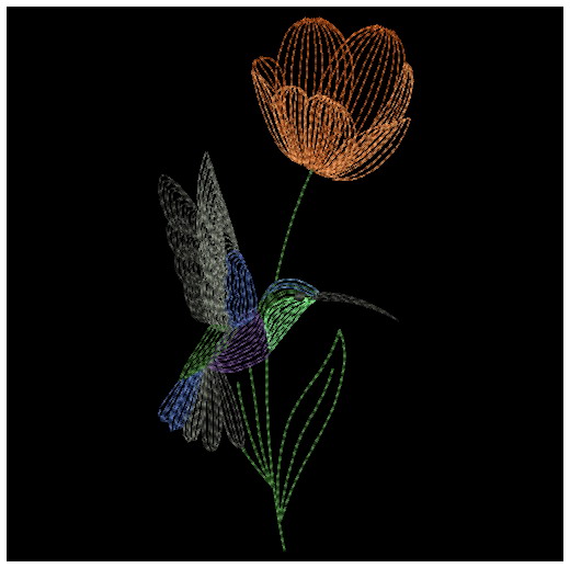 Springtime Hummingbirds-7