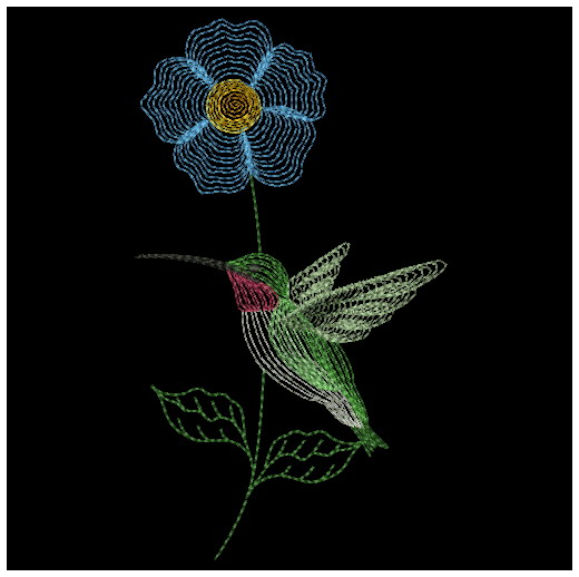 Springtime Hummingbirds-10