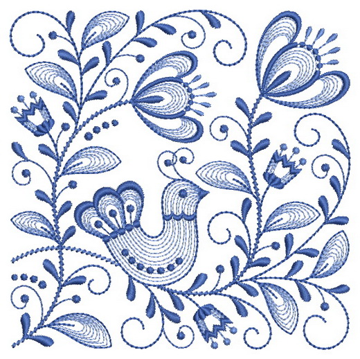 Mexican Talavera Quilt-11