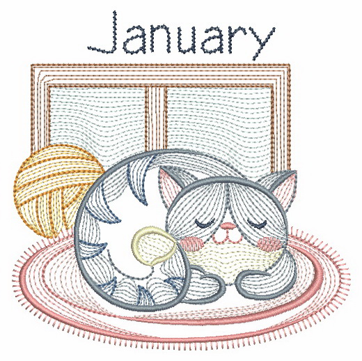 Months of the Year Animals-3
