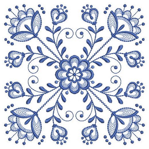 Mexican Talavera Quilt 2-13