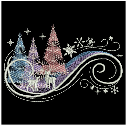 Winter Wonderland Silhouettes 3-3