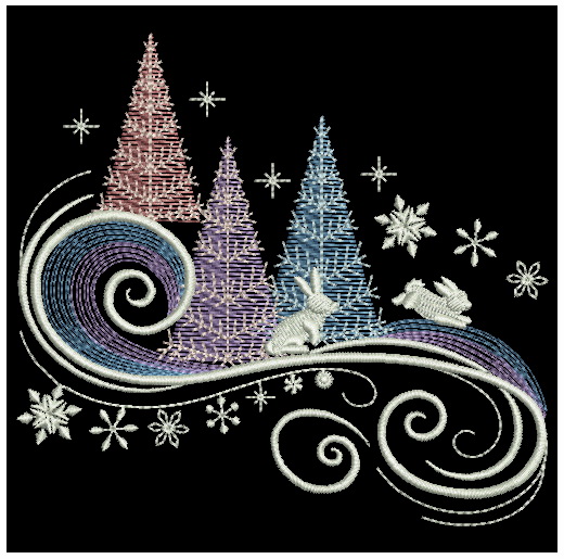 Winter Wonderland Silhouettes 3-5