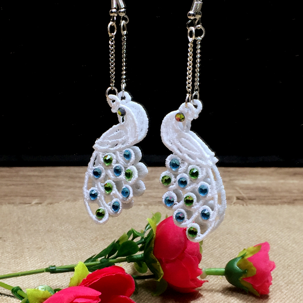 FSL Crystal Peacock Earrings-3