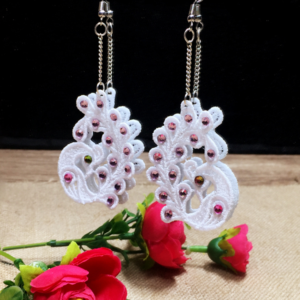 FSL Crystal Peacock Earrings-5