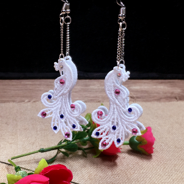 FSL Crystal Peacock Earrings-6