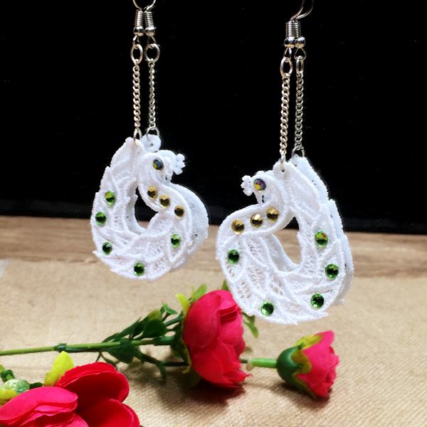 FSL Crystal Peacock Earrings-7