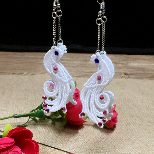 FSL Crystal Peacock Earrings-8