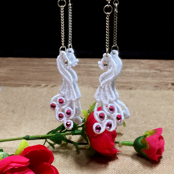 FSL Crystal Peacock Earrings-9