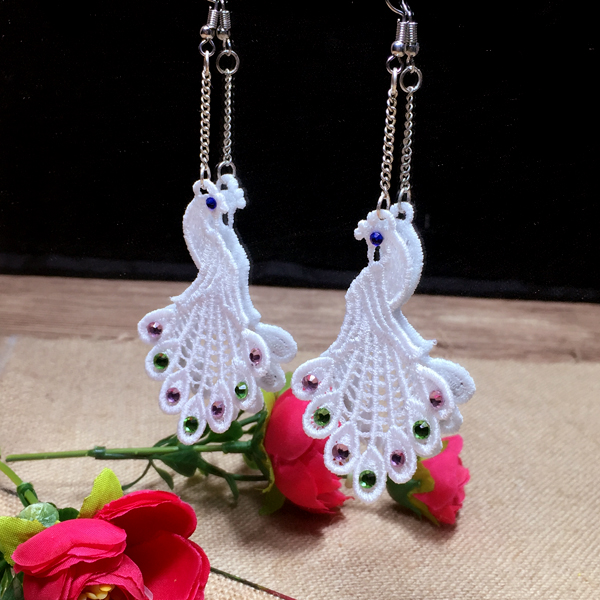 FSL Crystal Peacock Earrings-10