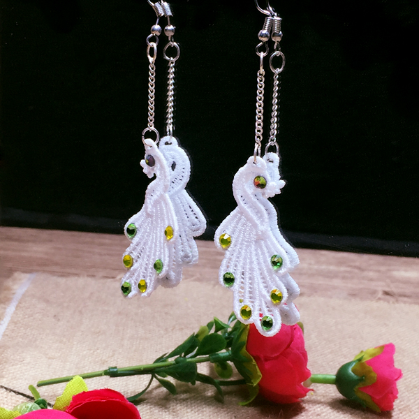 FSL Crystal Peacock Earrings-12