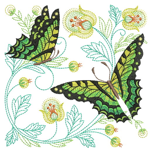 Butterfly Garden 5 OregonPatchWorks