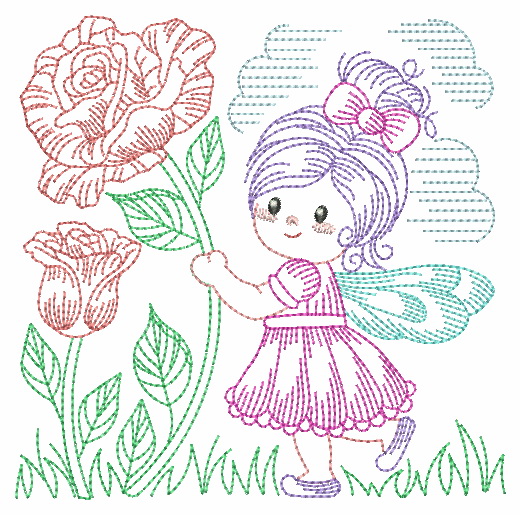 Vintage Flower Fairy-3