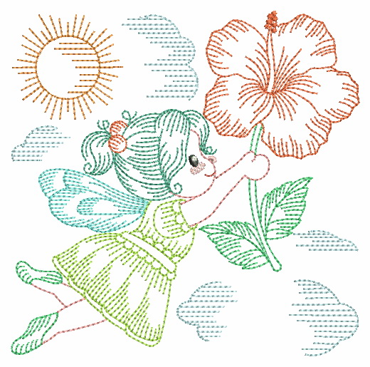 Vintage Flower Fairy-4