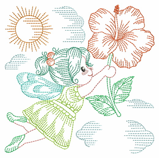 Vintage Flower Fairy-4