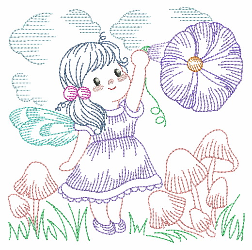 Vintage Flower Fairy-5