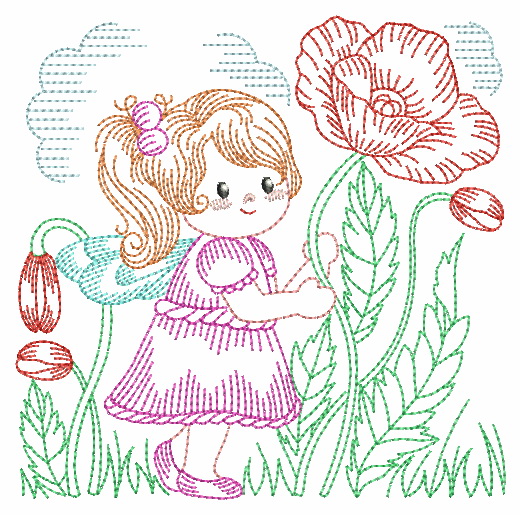 Vintage Flower Fairy-6