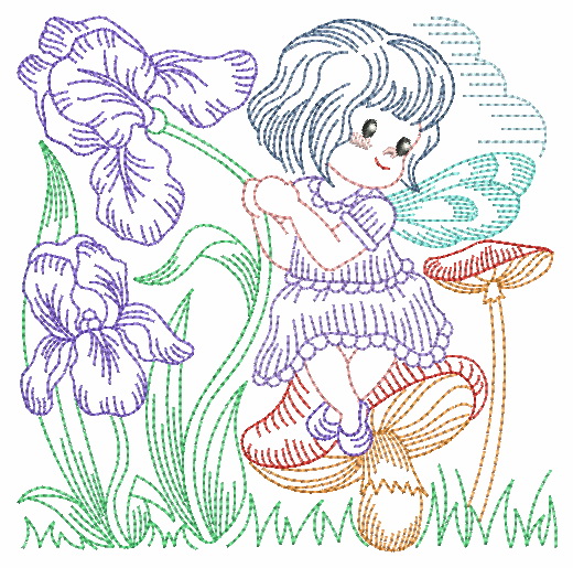 Vintage Flower Fairy-10