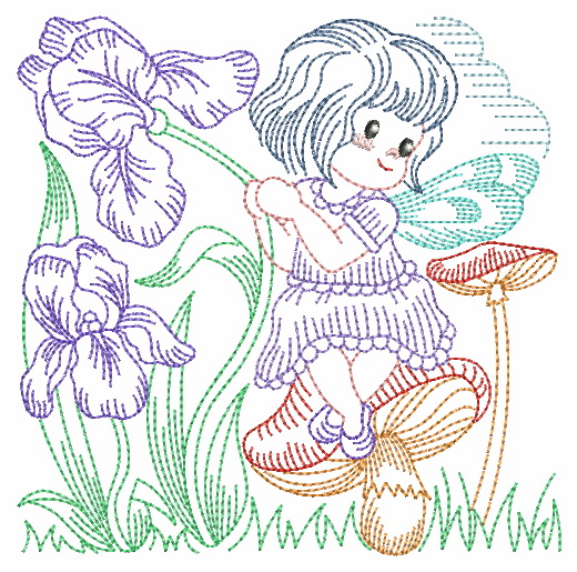 Vintage Flower Fairy-10