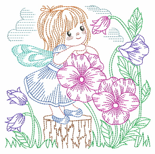 Vintage Flower Fairy-11