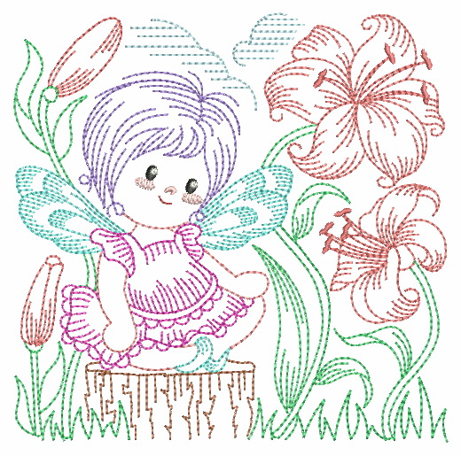 Vintage Flower Fairy-12