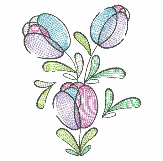 Doodle Flowers 4-4