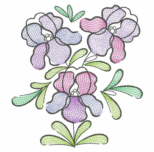 Doodle Flowers 4-11