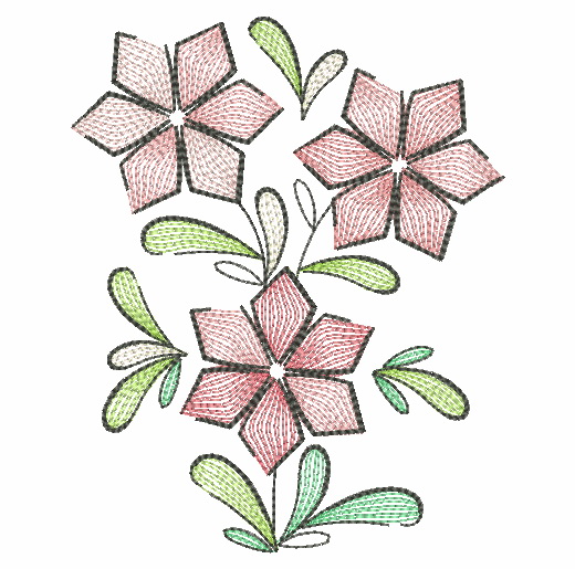 Doodle Flowers 4-12