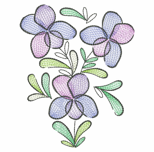 Doodle Flowers 4-14