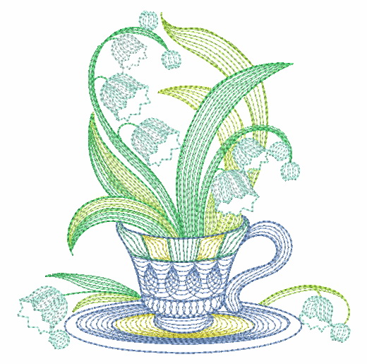 Teacup In Bloom 7-7