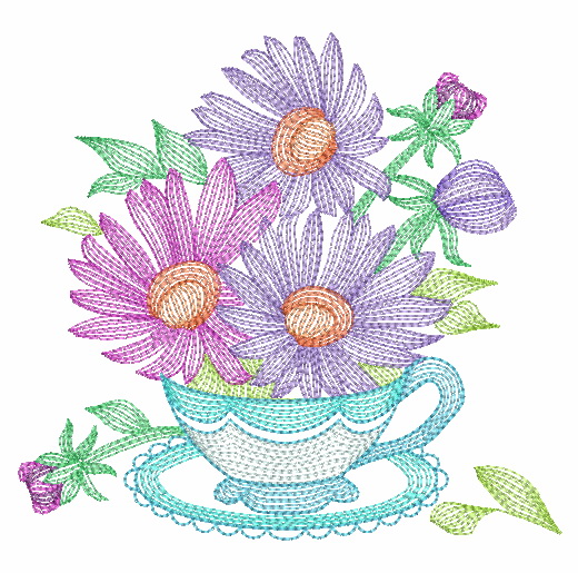 Teacup In Bloom 7-11