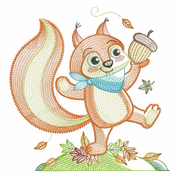Adorable Fall Animals 2-4