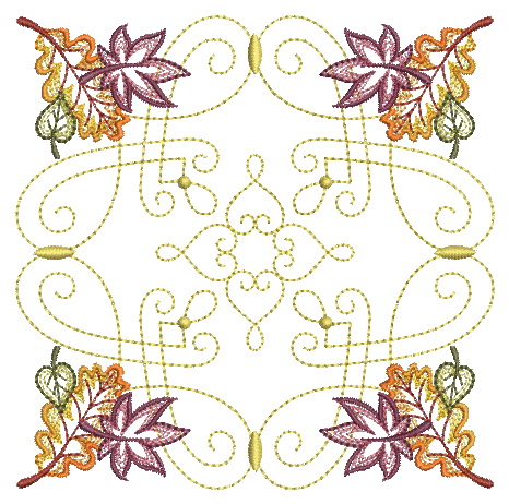 Filigree Leaf Quilt-10