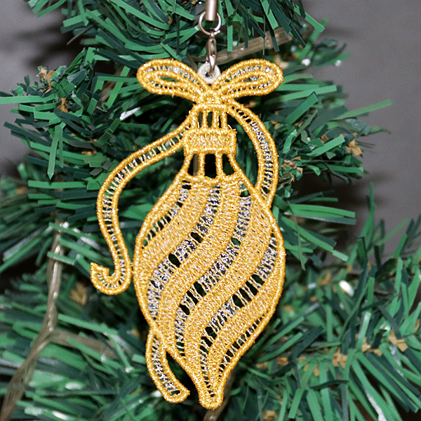 FSL Golden Christmas Ornaments-4